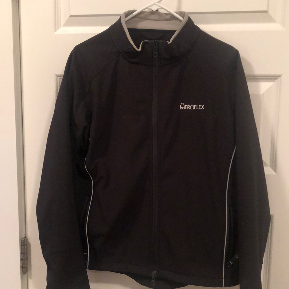 Black zip up jacket